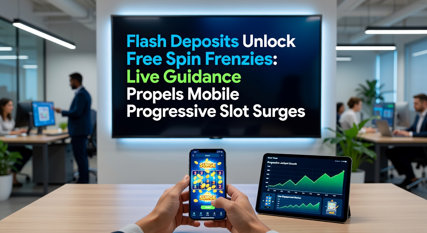 Speler activeert gratis spins via snelle storting op mobiel progressief slot met live chat venster open