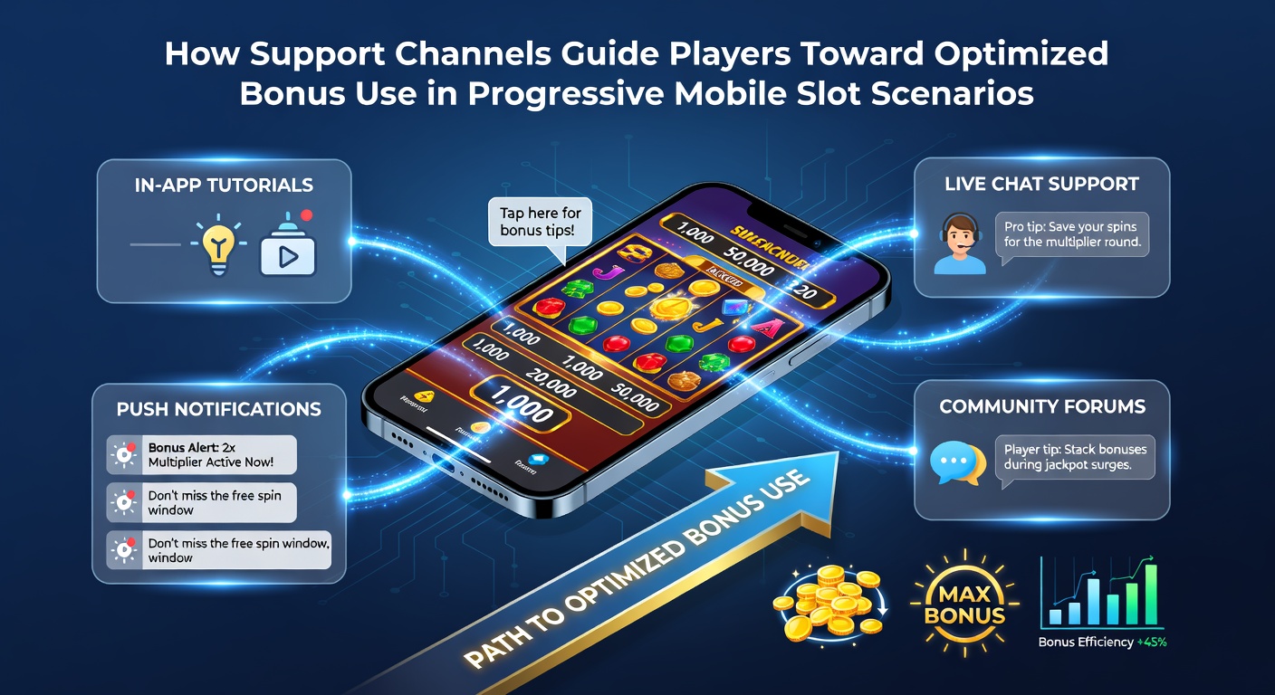 Spelers die via live chat en mobiele apps bonussen optimaliseren in progressieve slots