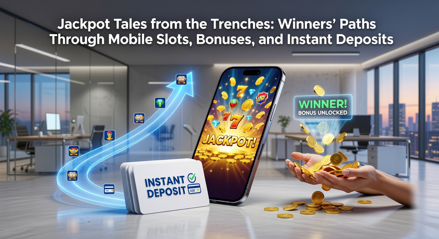 Een groep enthousiaste winnaars viert met smartphones in de hand, jackpot-schermen vol met winnende combinaties en bonussen die exploderen