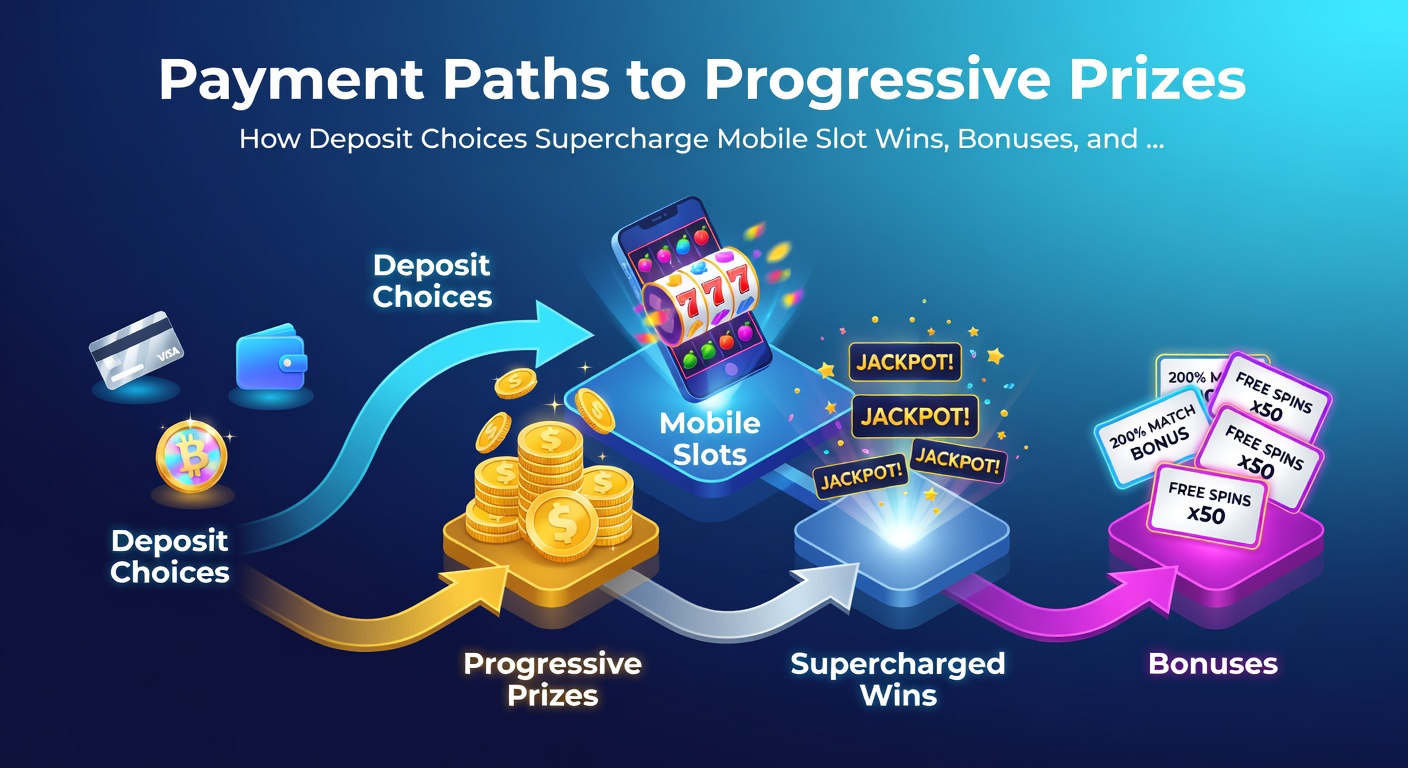 Grafiek toont jackpotgroei door stortingen en spins op mobiel scherm met betalingsiconen